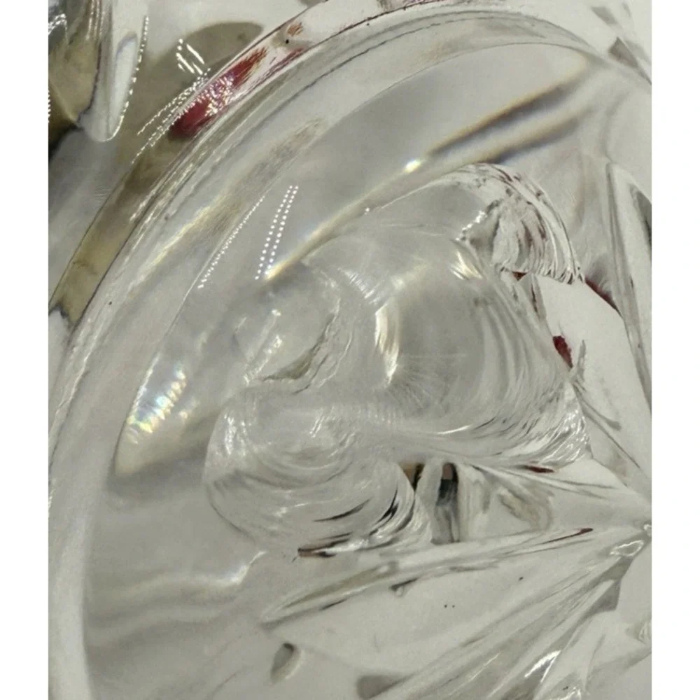 Rare 1970's Lenox Crystal Cut Lead Crystal Ornament In Original‎ Box Read Chip